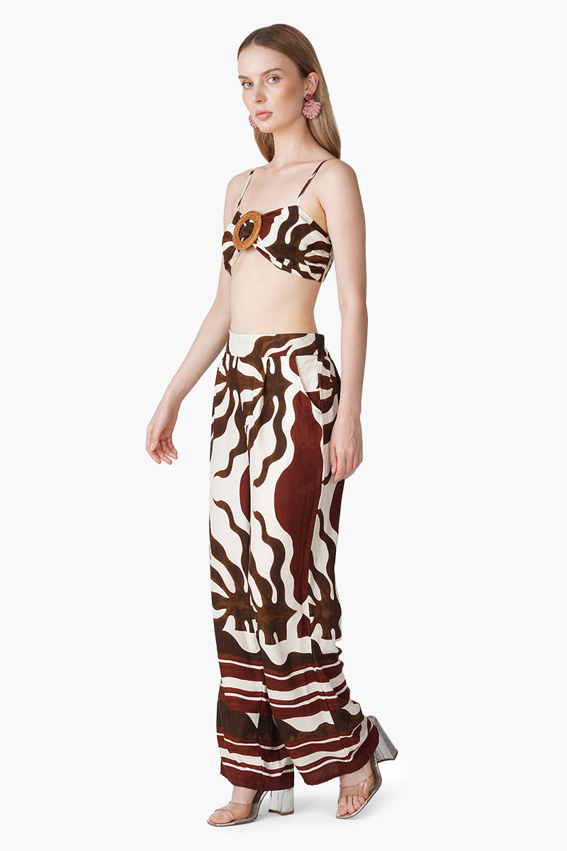 Set of 6 Tribal Print Red Croptop (S, M & L)