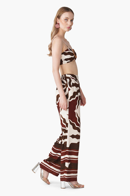 Set of 6 Tribal Print Red Croptop (S, M & L)