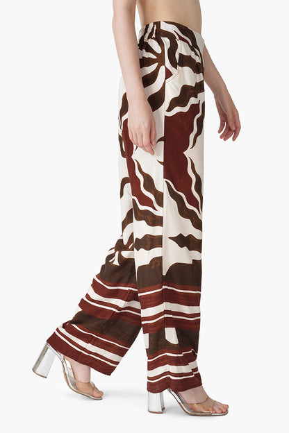 Set of 6 Tribal Print Red Pants (S, M & L)