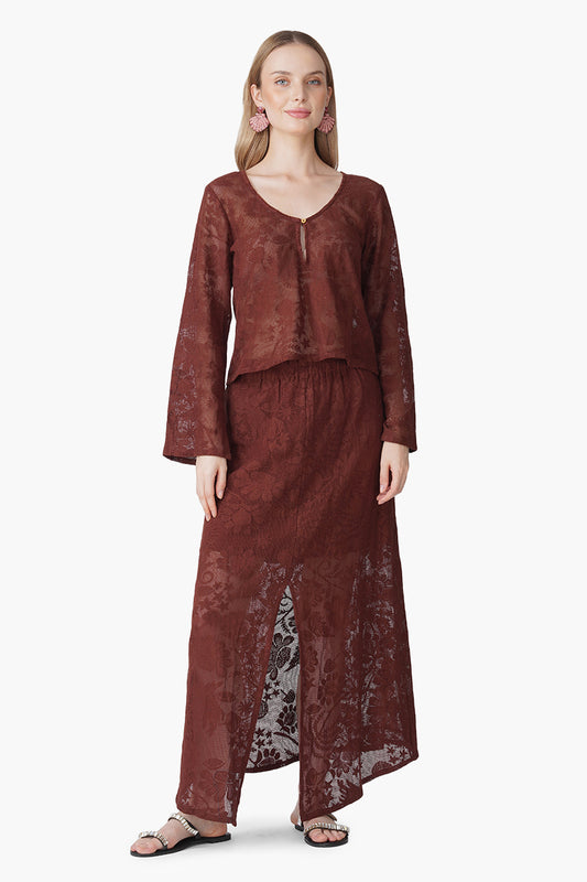 Set of 6 Autumn Clay Cover Up Top (S, M & L)