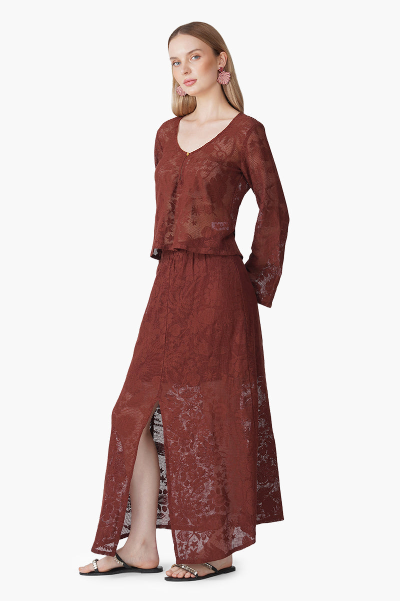 Set of 6 Autumn Clay Cover Up Top (S, M & L)