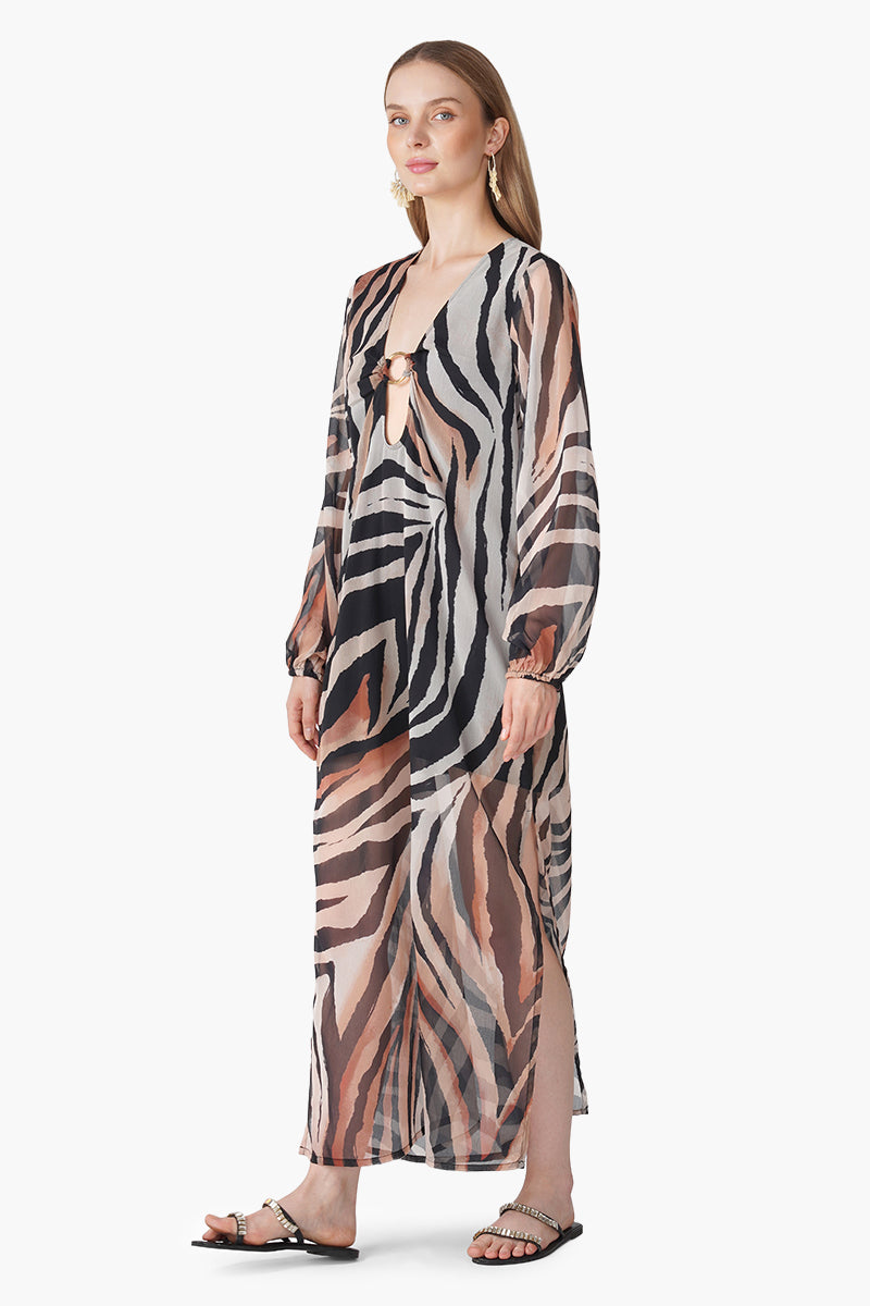 Set of 6 Luxe Leopard Printed Slip On Dress (S, M & L)