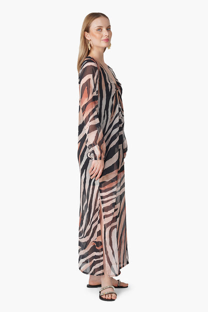 Set of 6 Luxe Leopard Printed Slip On Dress (S, M & L)