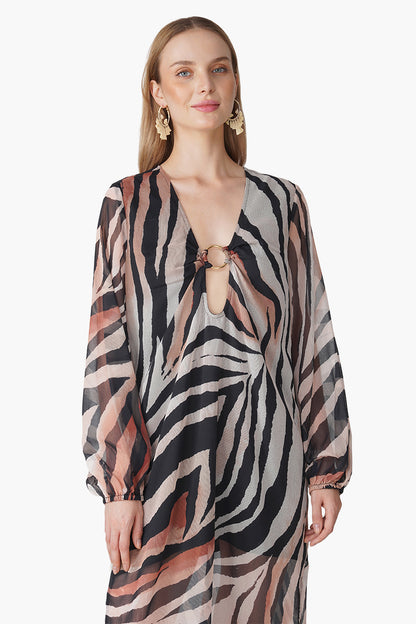 Set of 6 Luxe Leopard Printed Slip On Dress (S, M & L)