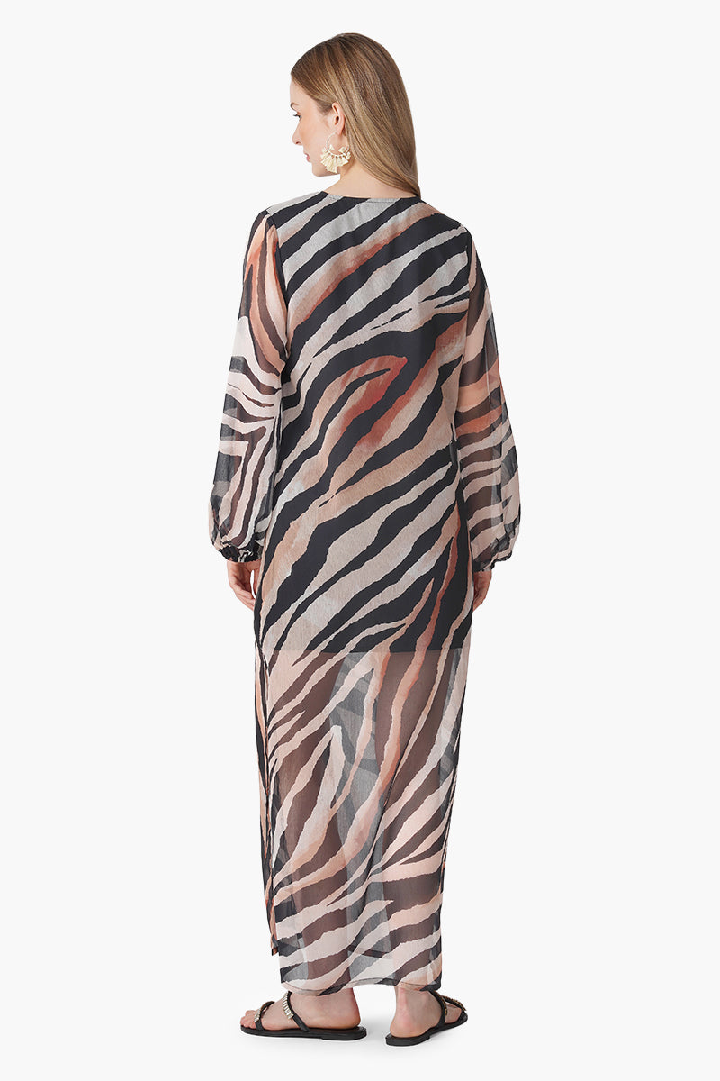 Set of 6 Luxe Leopard Printed Slip On Dress (S, M & L)