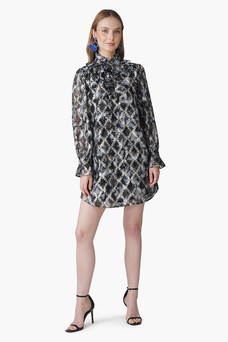 Set of 6 Grey Golden Muse Short Dress (S, M & L)