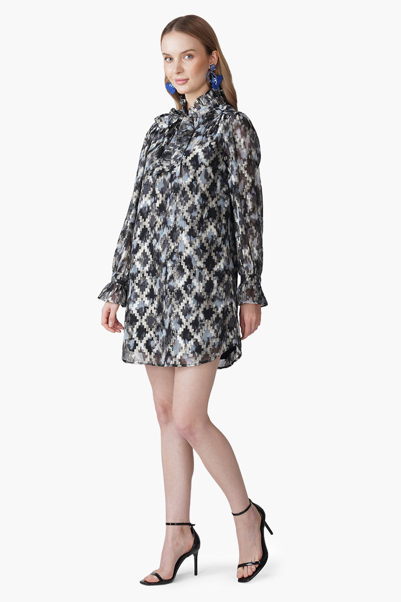 Set of 6 Grey Golden Muse Short Dress (S, M & L)