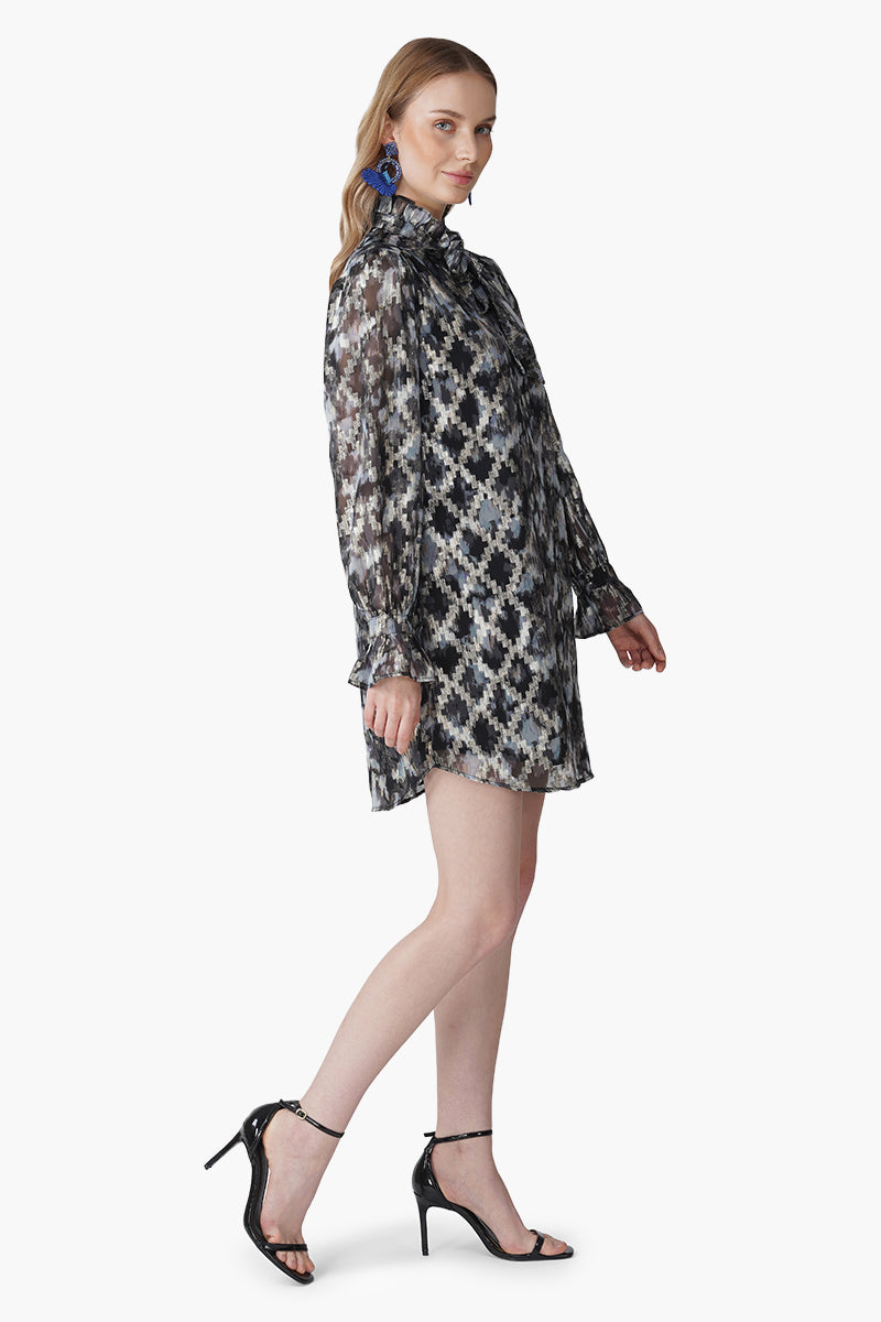 Set of 6 Grey Golden Muse Short Dress (S, M & L)