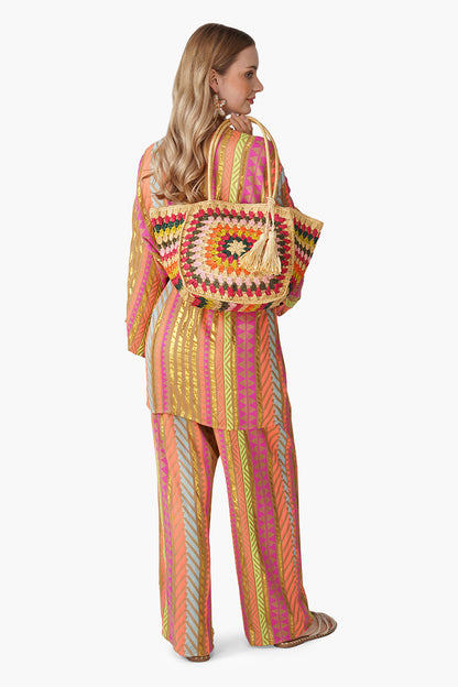 Set of 6 Multi Artistan Y/D Pants (S, M & L)
