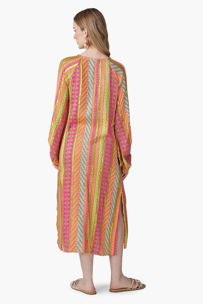 Set of 6 Multi Artistan Y/D Slip On Dress without Belt (S, M & L)