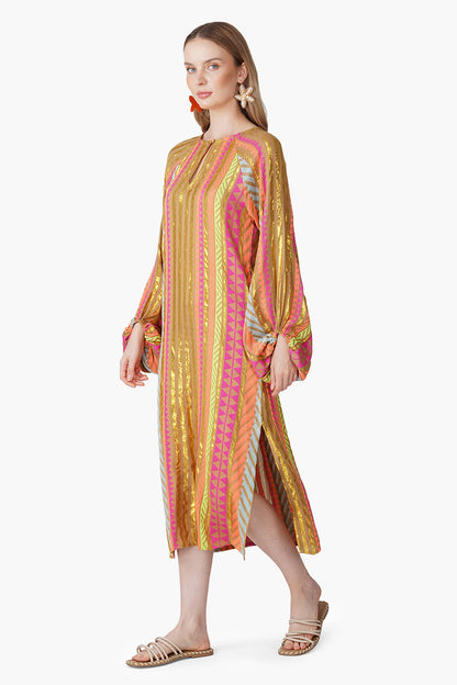 Set of 6 Multi Artistan Y/D Slip On Dress without Belt (S, M & L)