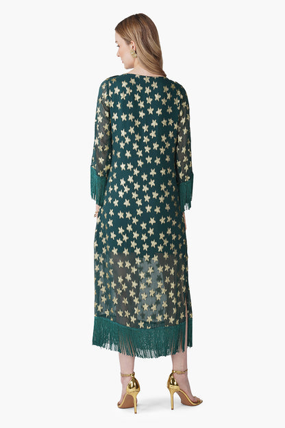 Set of 6 Starbloom Green Fringes Dress (S, M & L)