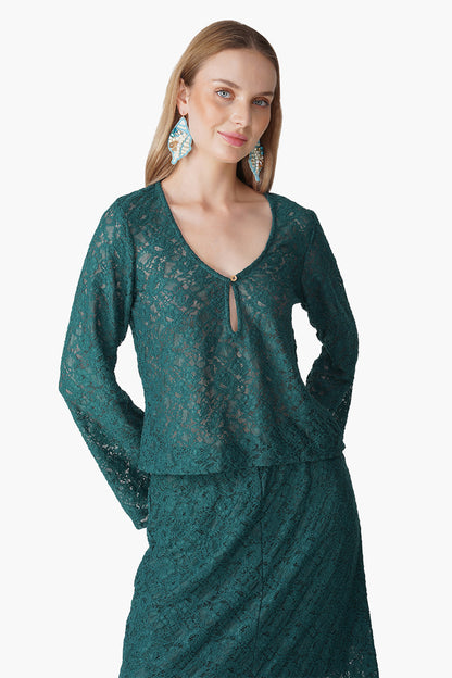 Set of 6 Teal Coastal Cover Up Top (S, M & L)