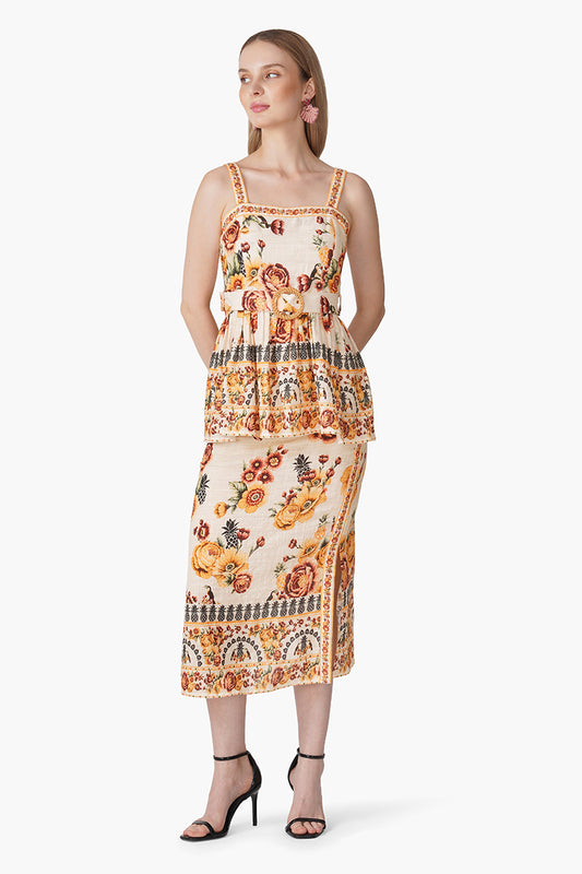 Set of 6 Boho Tucan Blossom Skirt (S, M & L)