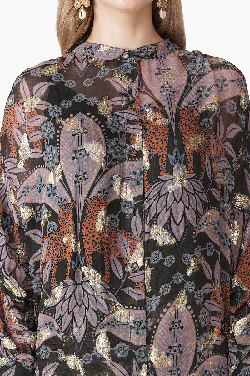 Set of 6 Urban Luxe Jungle Printed Shirt   (S, M & L)