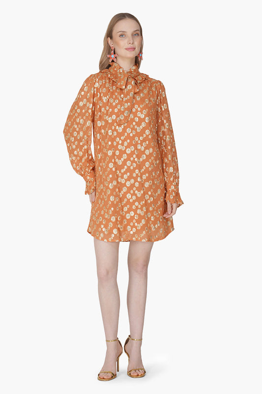 Set of 6 Tangerine Shine Luxe Evening Short Dress (S, M & L)