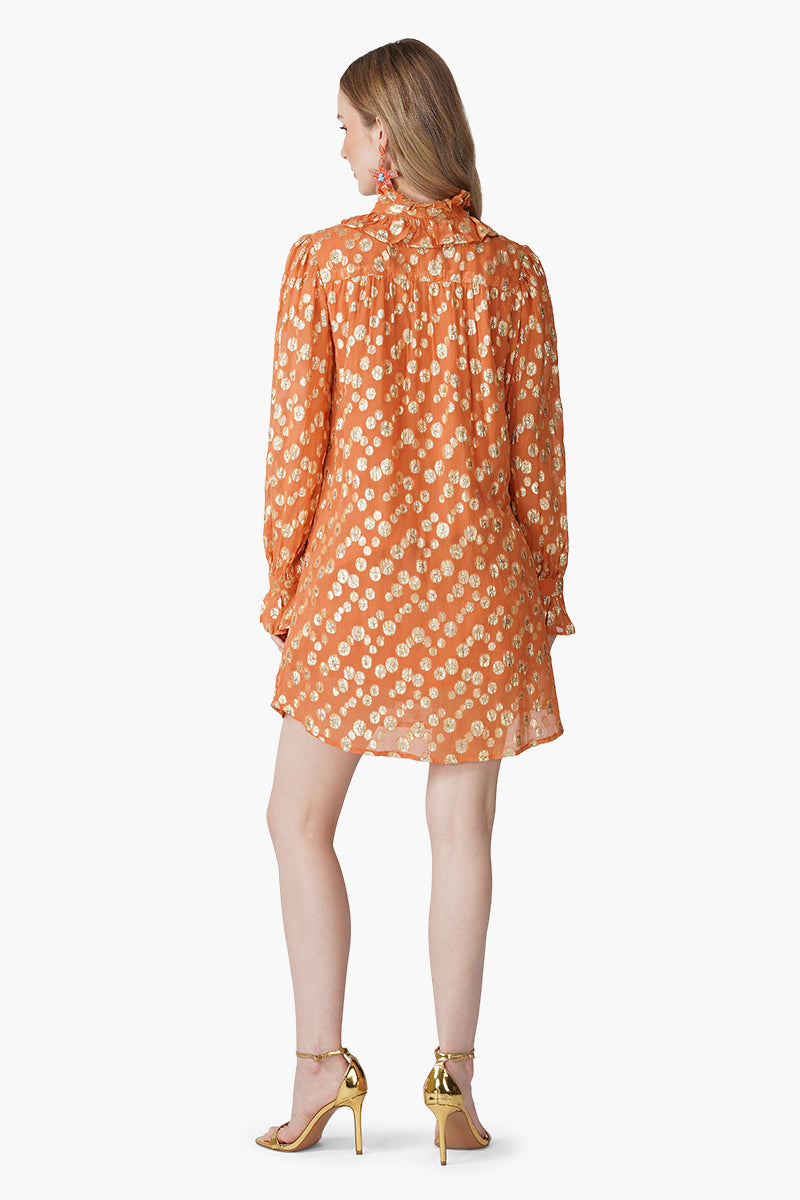 Set of 6 Tangerine Shine Luxe Evening Short Dress (S, M & L)