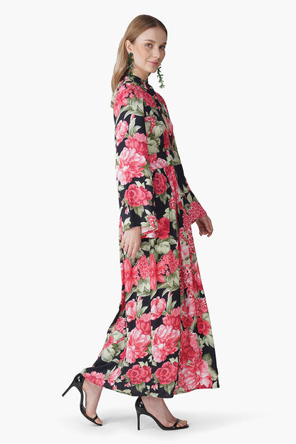 Set of 6 Red Garden Romance Maxi Dress (S, M & L)