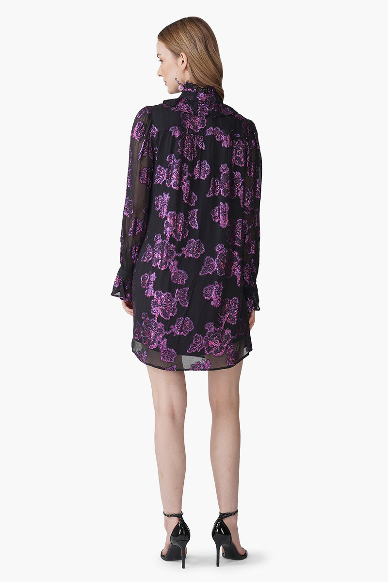 Set of 6 Starlit Orchid Lurex Eve Short Dress (S, M & L)