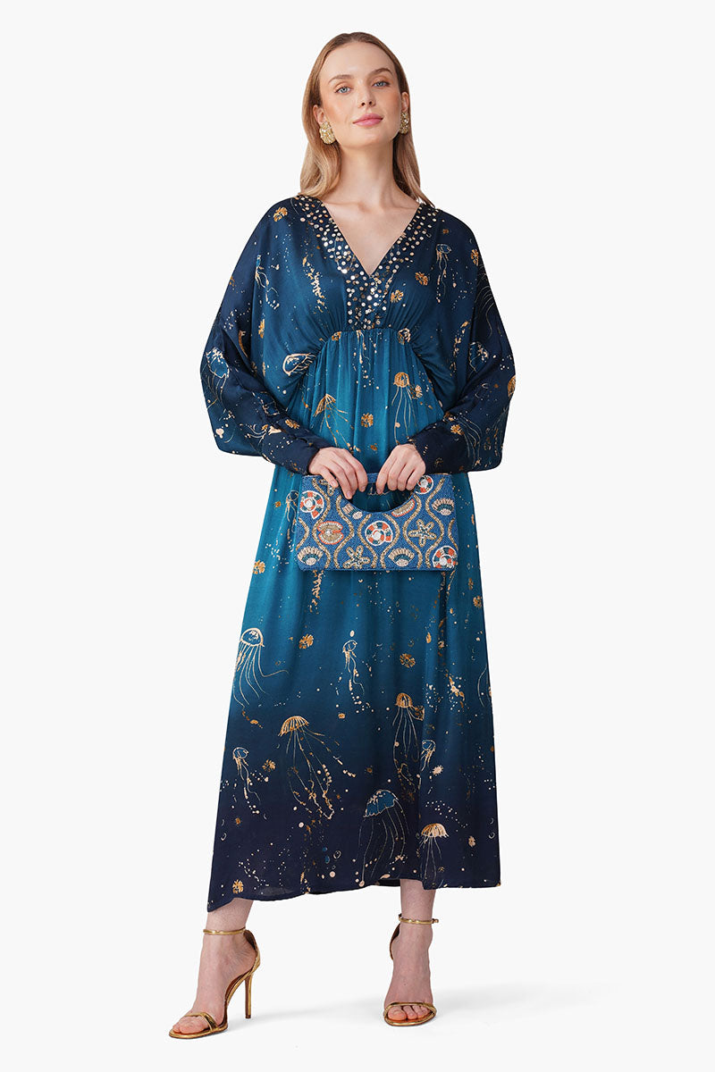 Set of 6 Deep Sea Dream Ombre Kaftan (S, M & L)