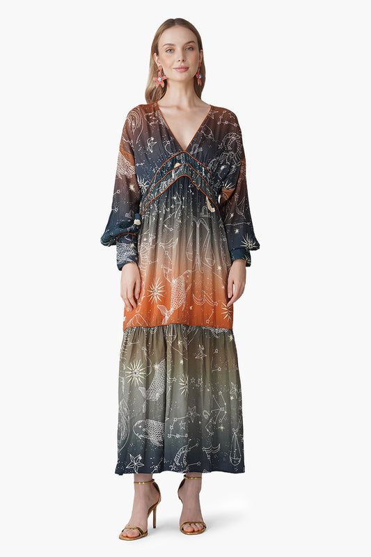 Set of 6 Galaxy Dream Ombray Maxi Dress (S, M & L)