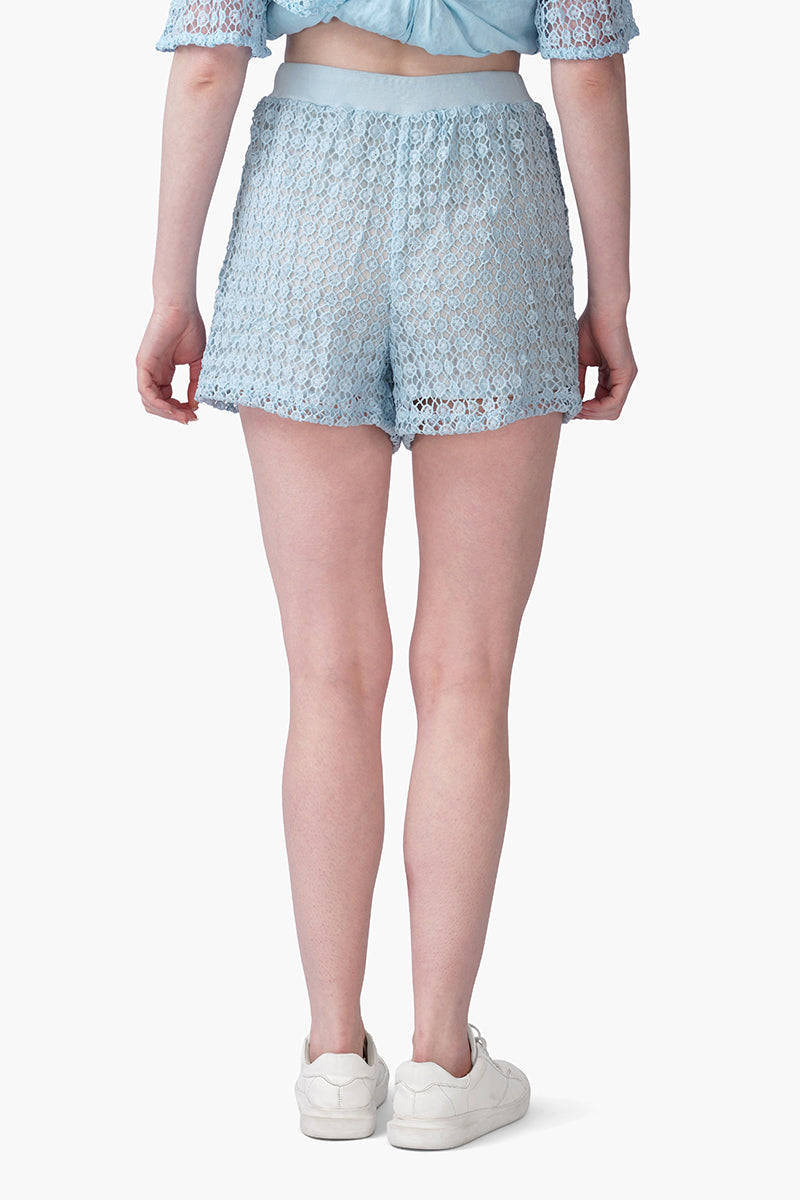 Set of 6 Ocean Net Shell Embroidered Shorts (S, M & L)