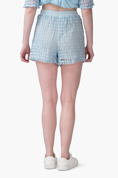 Set of 6 Ocean Net Shell Embroidered Shorts (S, M & L)
