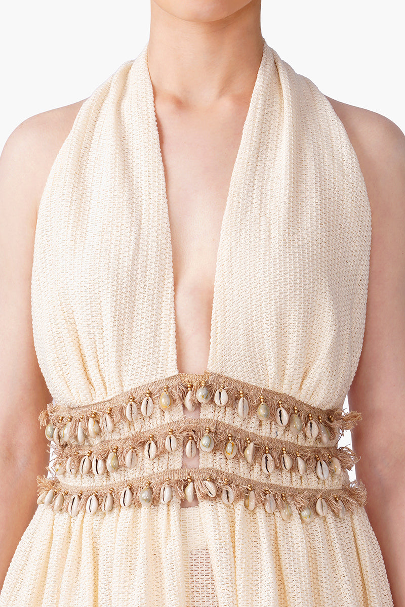Set of 6 Coastal Shell Charm Cover Up  (S, M & L)