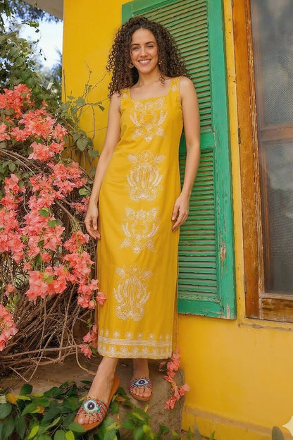 Set of 6 Seaside Coastal  Glow Embroidered  Dress (S, M & L)