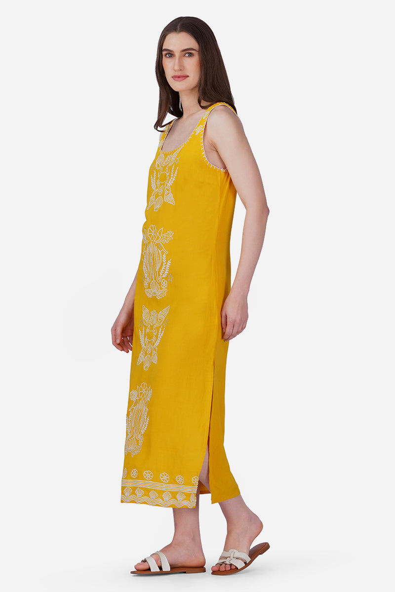 Set of 6 Seaside Coastal  Glow Embroidered  Dress (S, M & L)
