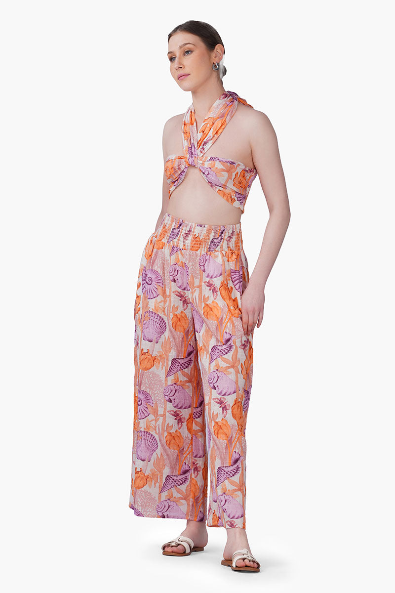 Set of 6 Ocean Treasure Printed Pants (S, M & L)