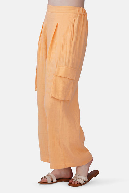 Set of 6 Peach  Dune Cargo Pants (S, M & L)