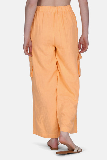 Set of 6 Peach  Dune Cargo Pants (S, M & L)
