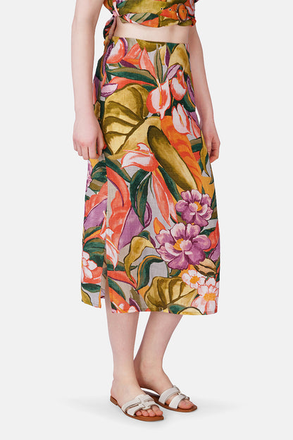 Set of 6 Multi Heaven Farm Printed Skirt (S, M & L)