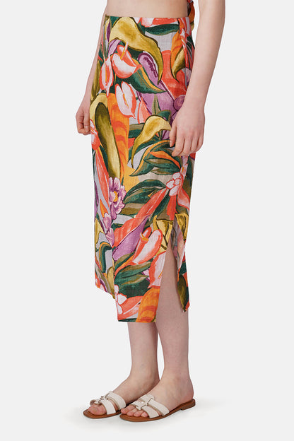 Set of 6 Multi Heaven Farm Printed Skirt (S, M & L)