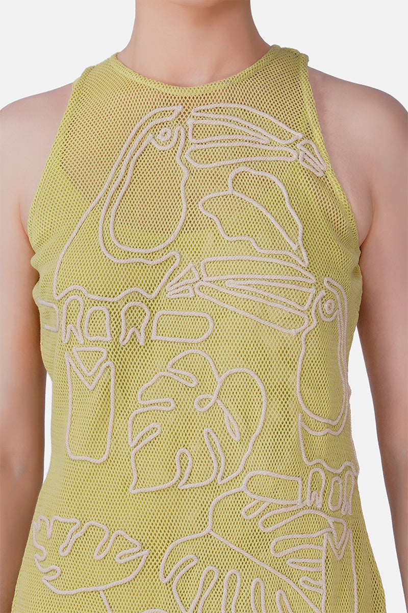 Set of 6 Neon Tucan Dori Curve Bodycone Dress (S, M & L)