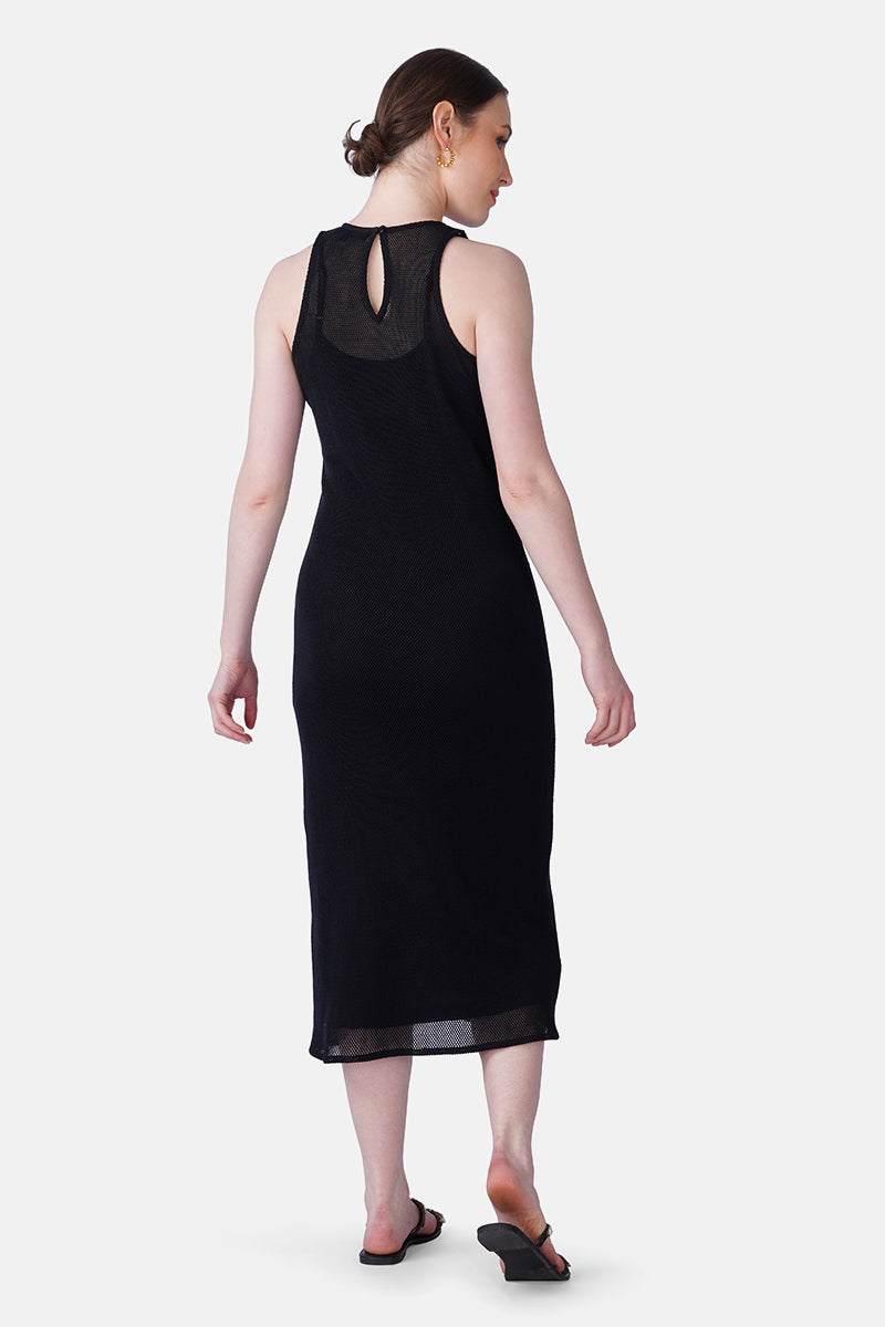 Set of 6 Black  Twined Dori Tucan Bodycone Dress (S, M & L)