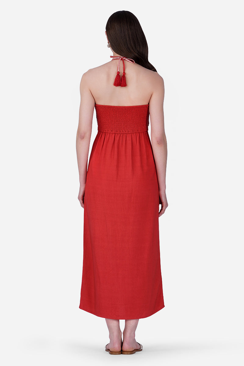 Set of 6 Red Scarlet Dori Charm Dress  (S, M & L)