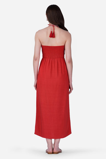 Set of 6 Red Scarlet Dori Charm Dress  (S, M & L)