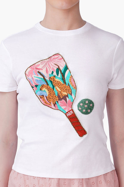 Set of 6 Pretty In Pickle Embroidered T-Shirt (S, M & L)