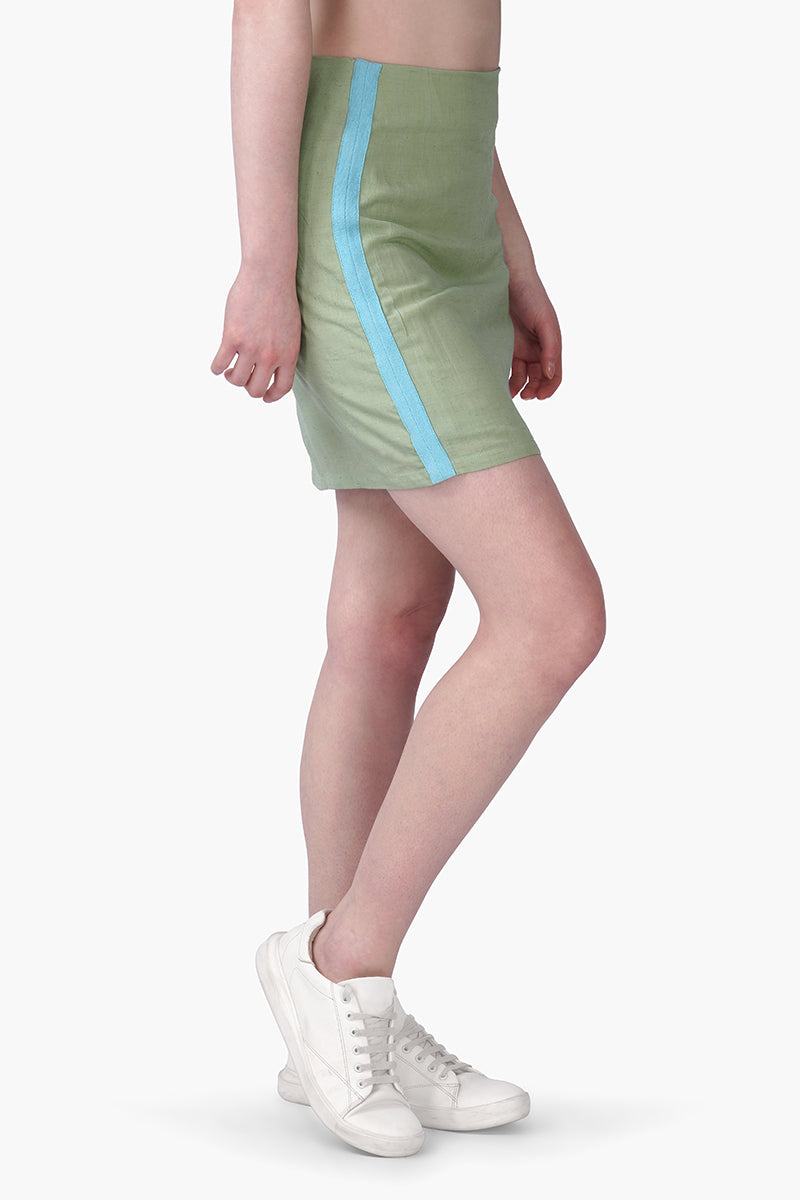 Set of 6 Evergreen Fitted Short Skirt (S, M & L)