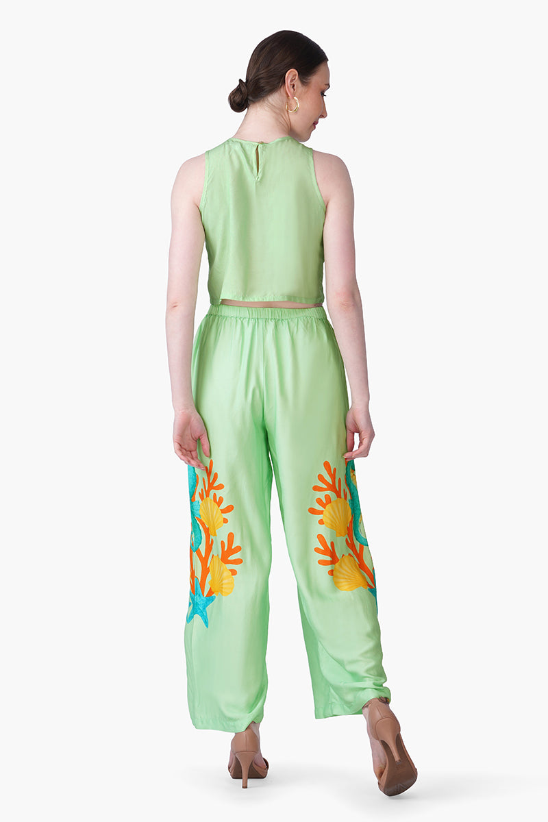 Set of 6 Under The Green Seahorse Embellished Top(S, M & L)