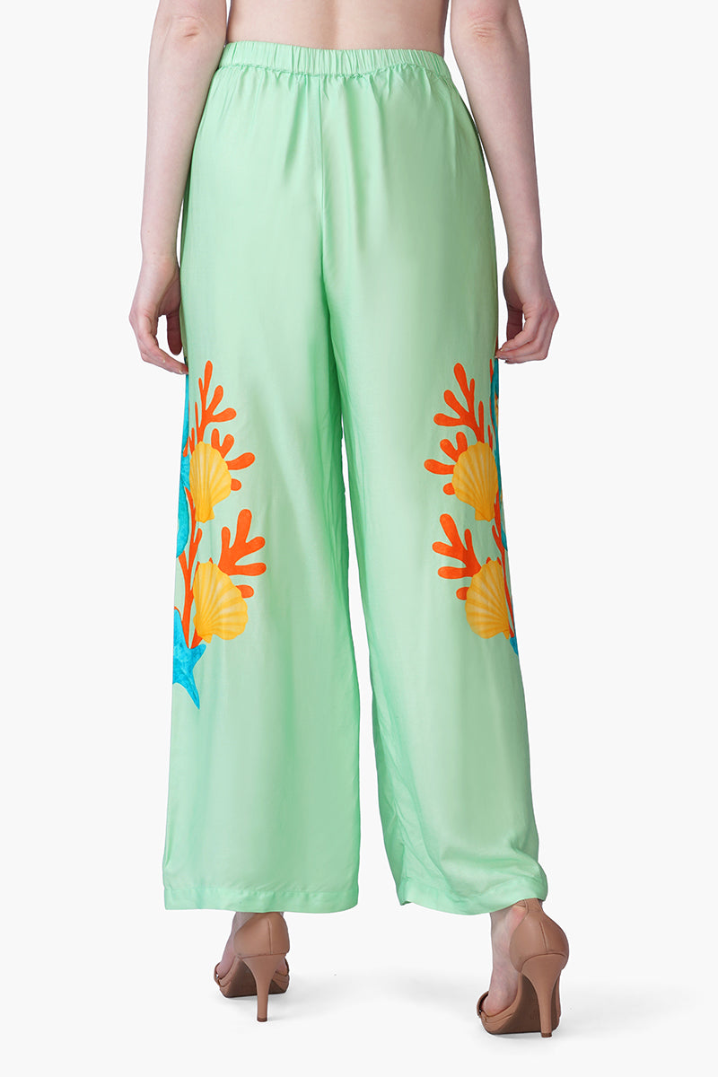 Set of 6 Under The Green Sea Horse Printed Pants(S, M & L)
