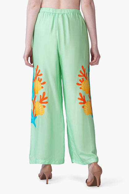 Set of 6 Under The Green Sea Horse Printed Pants(S, M & L)