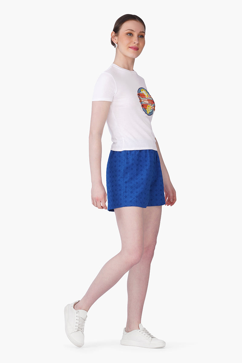 Set of 6 Sea Story Sardine Embellished T-Shirt (S, M & L)