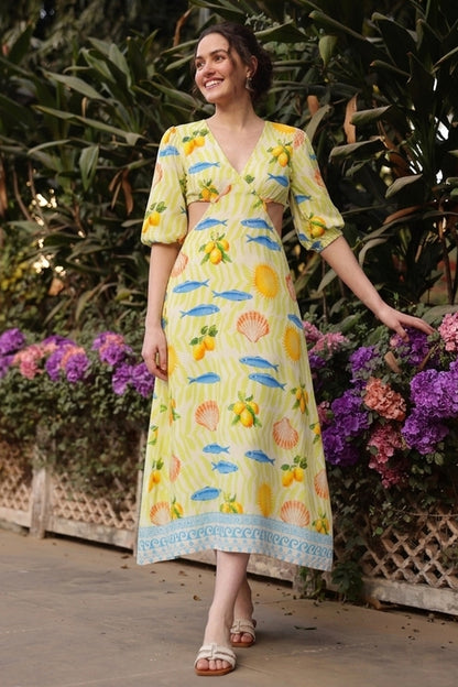 Set of 6 Fish Shell Sunshine Dress(S, M & L)