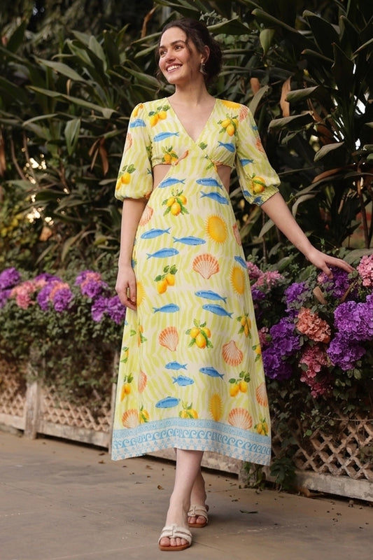 Set of 6 Fish Shell Sunshine Dress(S, M & L)