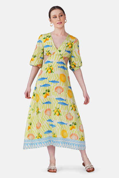 Set of 6 Fish Shell Sunshine Dress(S, M & L)