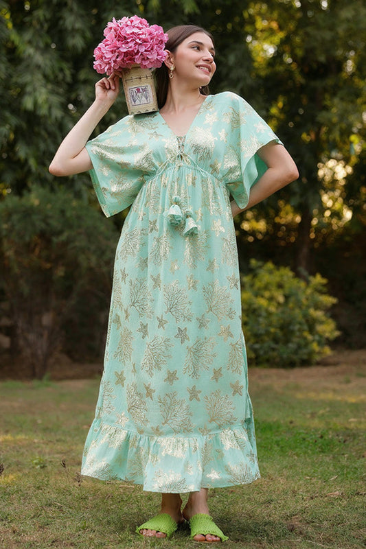 Set of 6 Blue Coastal Lurex Dress(S, M & L)