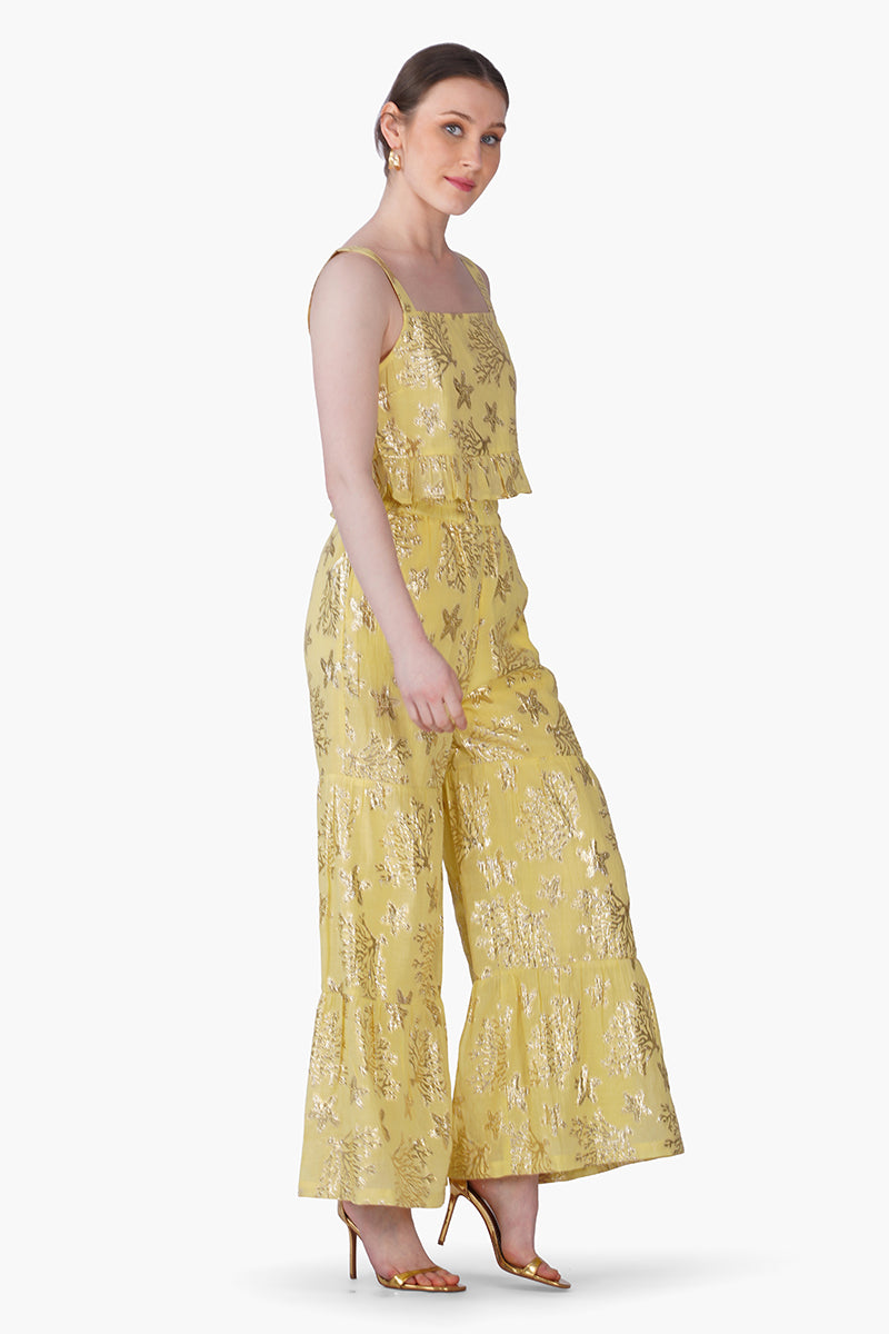 Set of 6 Sunlit Sea Coastal Lurex Top(S, M & L)